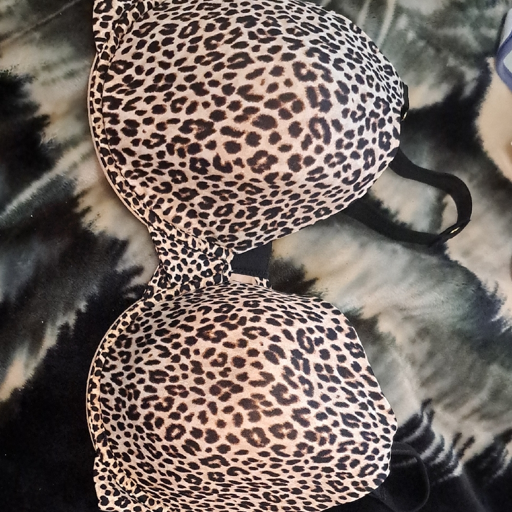 Leopard Print Bra